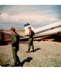 N4776C - Aircraft ran off the runway at the Vung Tau Army Airfield in South Vietnam some time in the early part of 1967. - by Steven Bowman