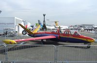 F-AZZD @ LFPB - Fouga CM.170 Magister of the Patrouille Tranchant  at the Aerosalon 2013, Paris - by Ingo Warnecke