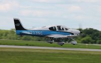 N233NC @ KAXN - Cirrus SR22 departing runway 31. - by Kreg Anderson