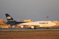 N740WA @ LMML - B747 N740WA World Airways - by Raymond Zammit