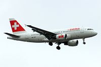 HB-IPR @ EGLL - Airbus A319-112 [1018] (Swiss International Air Lines) Home~G 06/06/2011. On approach 27L.