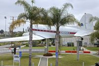 N242SM @ KSMO - Exhibited in the Museum of Flying in Santa Monica Airport - by Terry Fletcher