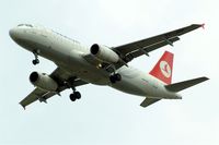 TC-JPF @ EGLL - Airbus A320-232 [2984] (THY Turkish Airlines) Home~G 11/06/2011. On approach 27R. - by Ray Barber