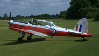 G-BWMX @ EGTH - 1. WG407 (member of The Red Sparrows) at The Shuttleworth Collection Wings & Wheels Flying Day, July 2013.