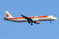 EC-JQZ @ EGLL - Airbus A321-211 [2736] (Iberia) Home~G 21/06/2013. On approach 27L.