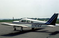 N1414X @ UCA - PC-28R Cherokee Arrow 200 as seen at Oneida County in the Summer of 1976 - the airport closed in 2007 - by Peter Nicholson