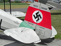 G-BJAL @ EGBR - CASA 1-131E Jungmann at The Real Aeroplane Company's Bucker Fest, Breighton Airfield, July 13 2013. - by Malcolm Clarke