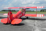 D-EFJR @ EGBR - CASA 1-131E Jungmann at The Real Aeroplane Company's Bucker Fest, Breighton Airfield, July 13 2013. - by Malcolm Clarke