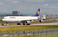D-AIGT @ EDDF - Lufthansa A343 towed to mainanance area - by FerryPNL
