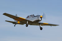 G-UANO @ EGBR - OGMA DHC-1 Chipmunk T.20 at The Real Aeroplane Company's Wings & Wheels Fly-In, Breighton Airfield, July 2013. - by Malcolm Clarke
