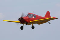 G-BGMJ @ EGBR - Gardan GY-201 Minicab at The Real Aeroplane Company's Wings & Wheels Fly-In, Breighton Airfield, July 2013. - by Malcolm Clarke