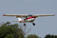 G-AVMD @ EGBR - Cessna 150G at The Real Aeroplane Company's Wings & Wheels Fly-In, Breighton Airfield, July 2013. - by Malcolm Clarke