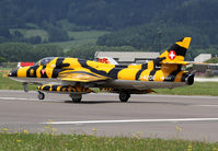 HB-RVV @ LOXZ - Hawker Hunter - by Thomas Ranner