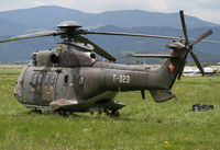 T-323 @ LOXZ - Swiss AF Super Puma - by Thomas Ranner