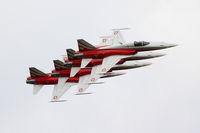 J-3090 @ LOXZ - Patrouille Suisse - by Thomas Ranner