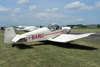 G-BANU @ EGBR - Jodel (Wassmer) D-120 Paris-Nice at The Real Aeroplane Company's Wings & Wheels Fly-In, Breighton Airfield, July 2013. - by Malcolm Clarke