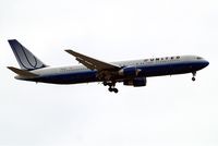 N648UA @ EGLL - N648UA   Boeing 767-322ER [25285] (United Airlines) Home~G 01/06/2013. On approach 27L.
