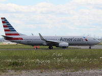 N991AN @ YYZ - This American Airlines 737 with its new paint scheme holds short of runway 23 - by Ron Coates