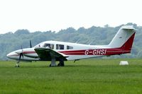 G-GHSI @ EGTB - Piper PA-44-180T Turbo Seminole [44-8107026] Booker~G 09/06/2007 - by Ray Barber