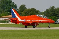 XX322 @ LFMY - Hawker Siddeley Hawk T.1A, Red Arrows, Salon De Provence Air Base 701 (LFMY) - by Yves-Q