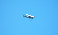 N2445V - Doing a low fly-over at National Museum of Flight, East Fortune, Scotland.
This aircraft was used as a camera platform at The British Open Golf Championships at nearby Muirfield.