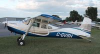 C-GVSH @ KAXN - Cessna A185F Skywagon in overflow parking.