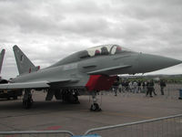 ZJ802 @ EGQL - Typhoon T.1, callsign Triplex 4, of 17[Reserve] Squadron on display at the 2004 RAF Leuchars Airshow. - by Peter Nicholson