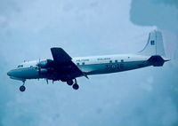 MM61922 @ LMML - C-118A Liftmaster (DC-6A) MM61922 coded 31-26 of the Aeronautica Militare Italiana (Italian Air Force) landing in Malta way back on 28th February 1978. - by Raymond Zammit