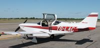 TG-LAC @ KAXN - Glasair Super II R from Guatemala at the fuel pump. - by Kreg Anderson
