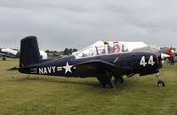 N4944C @ KOSH - Beech T-34B - by Mark Pasqualino