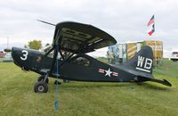 N452WB @ KOSH - Stinson L-5E-1 - by Mark Pasqualino