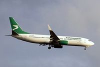 EZ-A005 @ EGLL - Boeing 737-82K [36089] (Turkmenistan Airlines) Home~G 17/07/2012. On approach 27L. - by Ray Barber