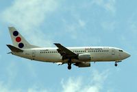 YU-AON @ EGLL - Boeing 737-3Q4 [24208] (JAT Airways) Home~G 28/07/2012. On approach 27L.