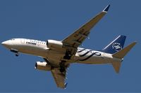 YR-BGF @ EGLL - Boeing 737-78J [28440] (TAROM) Home~G 23/07/2012. On approach 27R.