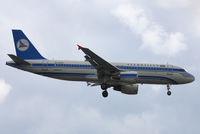4K-AZ83 @ EGLL - Azerbaijan Airlines - by Chris Hall