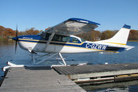 C-GZWW @ CNV6 - This nice Stationair was resting at its home dock at the Lake St. John Seaplane base just north of Orillia. - by Chris Coates