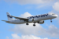 OH-LZE @ EGLL - Finnair - by Chris Hall