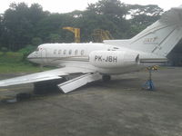 PK-JBH @ WIHH - crashed on landing February 2013 in Halim airport, Jakarta - by Eko Riawan