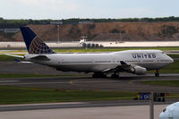 N107UA @ EDDF - United B747