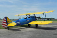 N4712V @ EGBR - Boeing E75 at The Real Aeroplane Company's Wings & Wheels Fly-In, Breighton Airfield, July 2013. - by Malcolm Clarke
