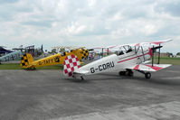 G-CDRU @ EGBR - CASA 1-131E Jungmann at The Real Aeroplane Company's Bucker Fest, Breighton Airfield, July 13 2013. - by Malcolm Clarke