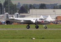 N6123C @ LOXZ - Red Bull B-25
