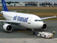 C-GTSH @ LFBD - Air Transat departure to Montréal - by Jean Goubet-FRENCHSKY