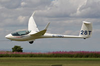 G-TRBO @ X5SB - Schleicher ASW-28-18E being launched for a cross country flight during The Northern Regional Gliding Competition, Sutton Bank, North Yorks, August 2nd 2013. - by Malcolm Clarke