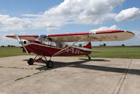 G-BJIV @ X5SB - Piper PA-18-150 Super Cub, Sutton Bank, North Yorkshire, August 2nd 2013. - by Malcolm Clarke