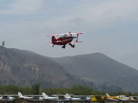 N49BR @ SZP - 1980 Aerotek PITTS S-2A, Lycoming AEIO-540 260 Hp, fast takeoff climb Rwy 22 - by Doug Robertson