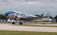 N28AA @ KOSH - Douglas DC3A - by Mark Pasqualino