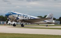 N28AA @ KOSH - Douglas DC3A