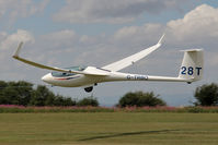 G-TRBO @ X5SB - Schleicher ASW-28-18E being launched for a cross country flight during The Northern Regional Gliding Competition, Sutton Bank, North Yorks, August 2nd 2013. - by Malcolm Clarke