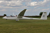G-ODUO @ X5SB - Schempp-Hirth Duo Discus being launched for a cross country flight during The Northern Regional Gliding Competition, Sutton Bank, North Yorks, August 2nd 2013. - by Malcolm Clarke